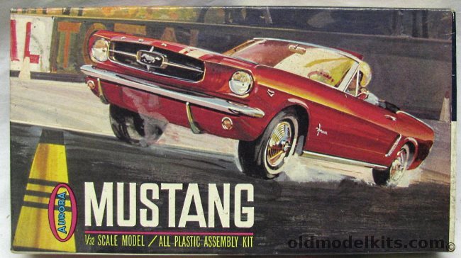 Aurora 1/32 1964 Ford Mustang Convertible, 540-50 plastic model kit